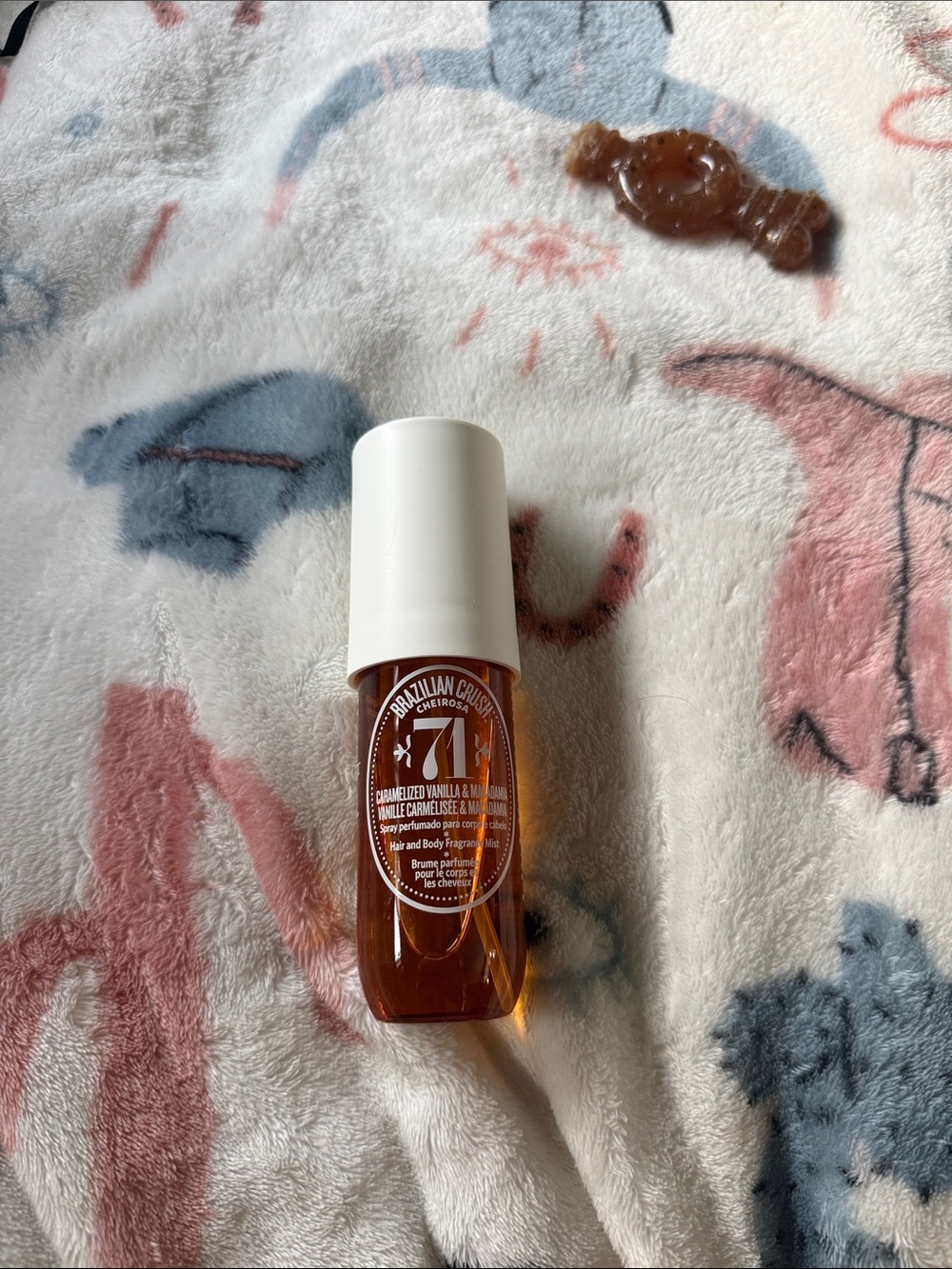 Caramelized Vanilla & Musk Body Spray - White/Amber